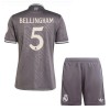 Maillot de Supporter Real Madrid Bellingham 5 Troisième 2024-25 Pour Enfant